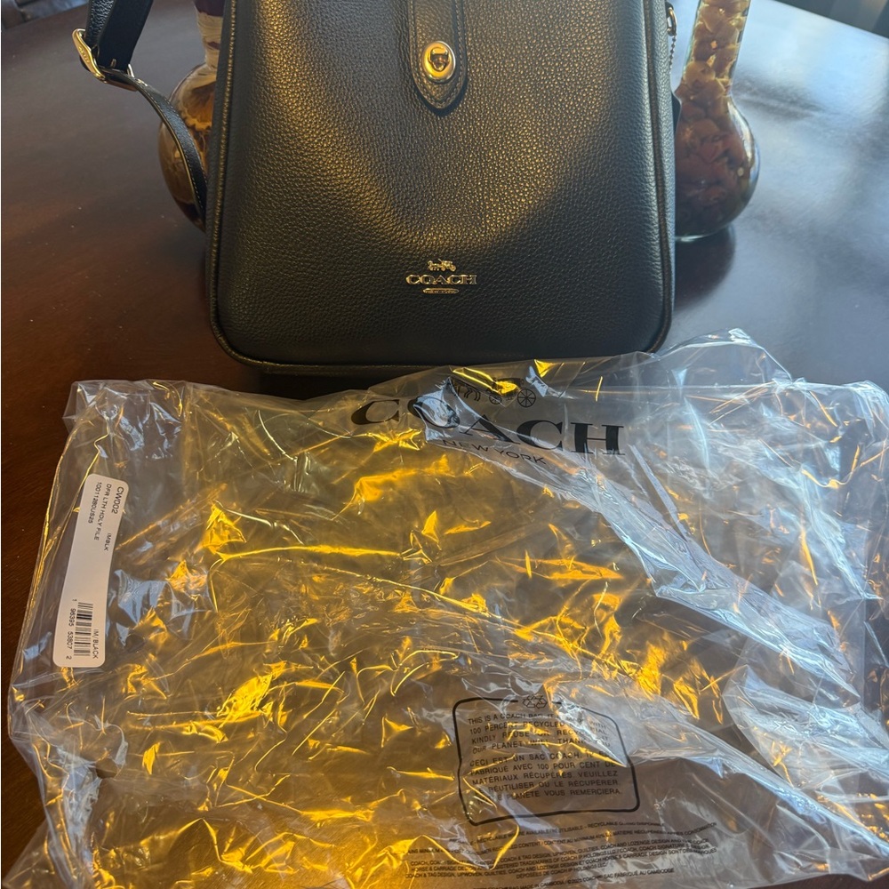 Coach Black Leather Crossbody Bag - Picture 3 of 9